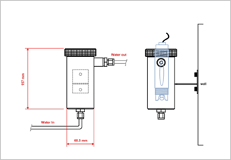 Sensor Holder (Flow through type)